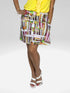 2 Tier Skort with side seam pockets and elasticized waist line - SH011